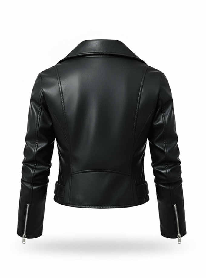 Women Black Stylish Leather Jacket